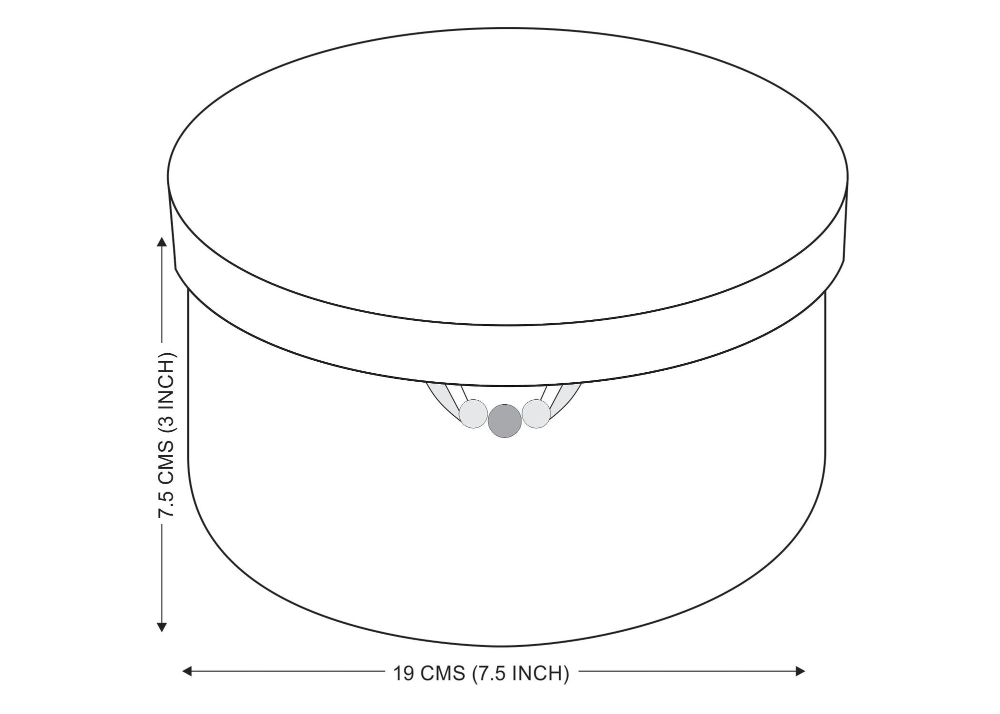 Christmas Tree Round Gift Box