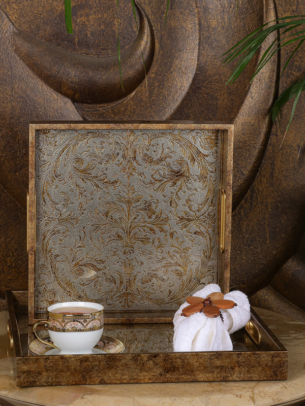 Royal Serving/Vanity - Set Of 2