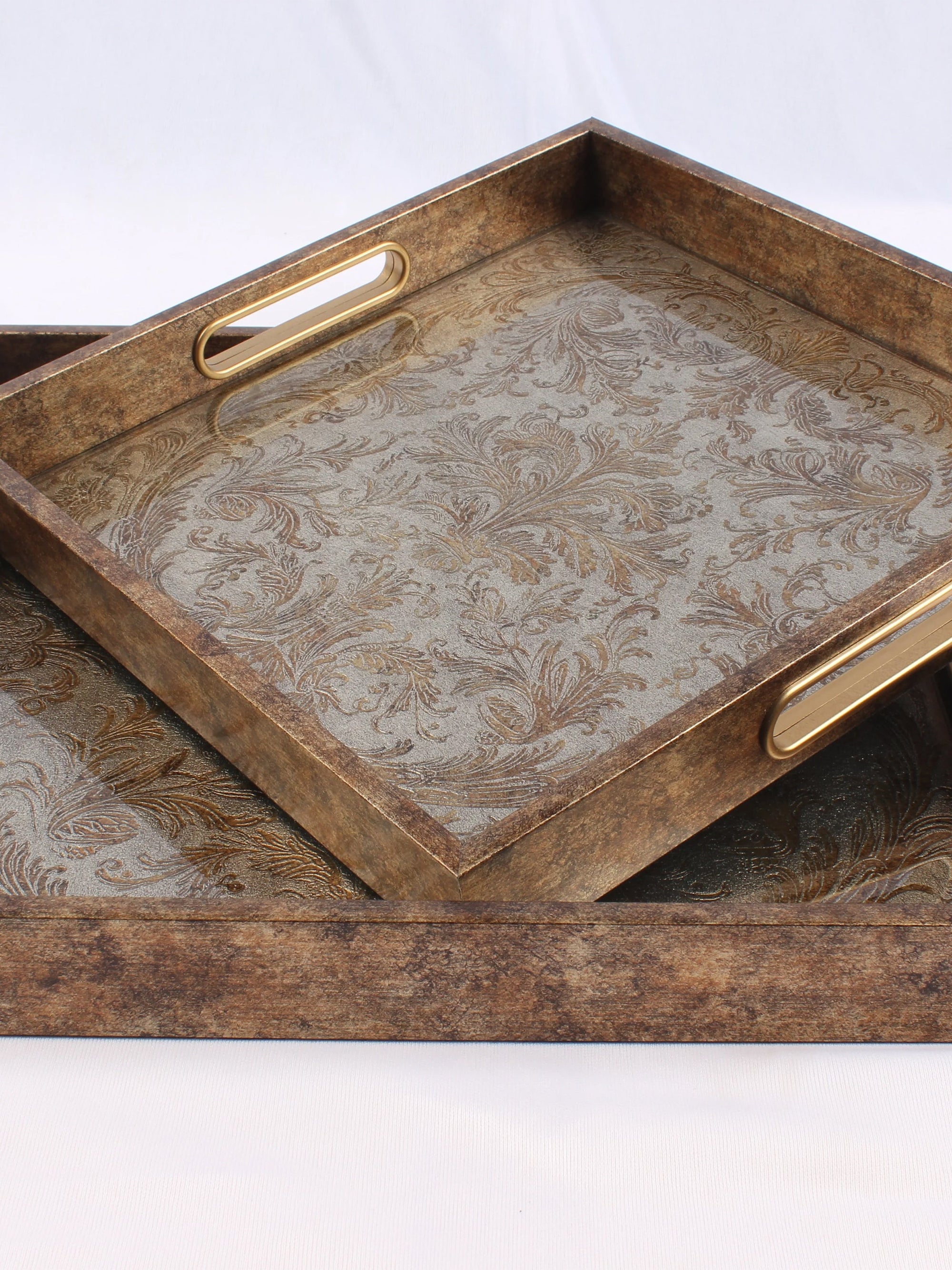 Royal Serving/Vanity - Set Of 2