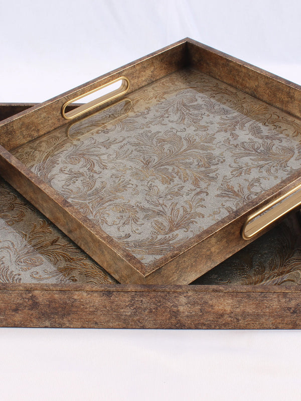 Royal Serving/Vanity - Set Of 2