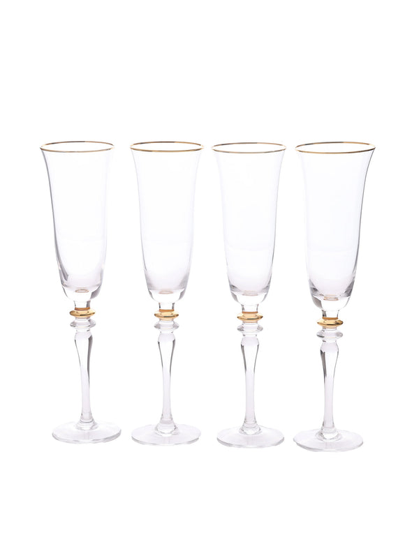 Royale Set Of 4 Champagne Flutes
