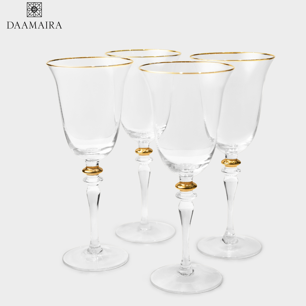 Royale Set Of 4 Wine Glasses with Gift box