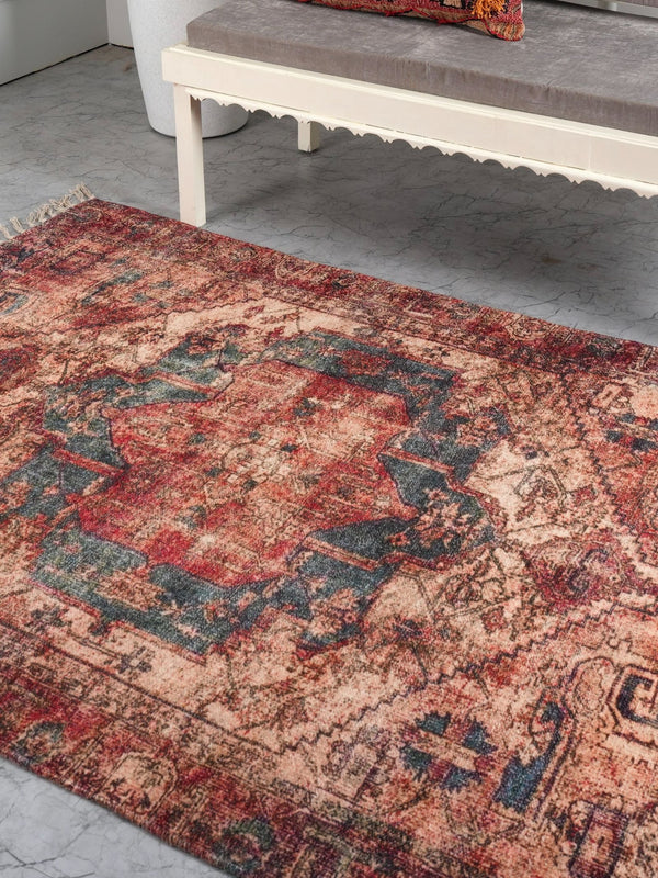 Printed Chenille Rug - Ruby Rose