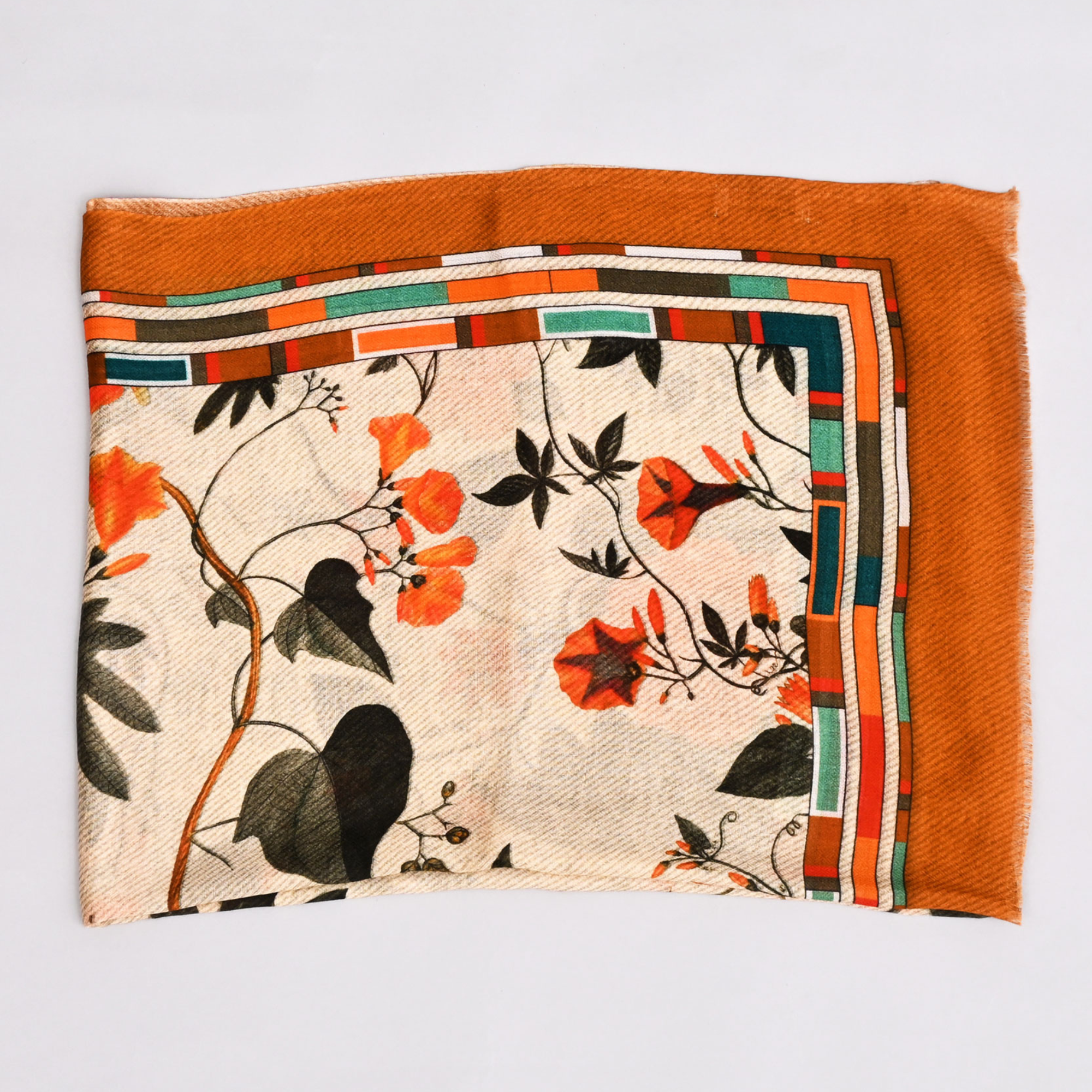 The Scarlet Bloom Bamboo Modal Stole