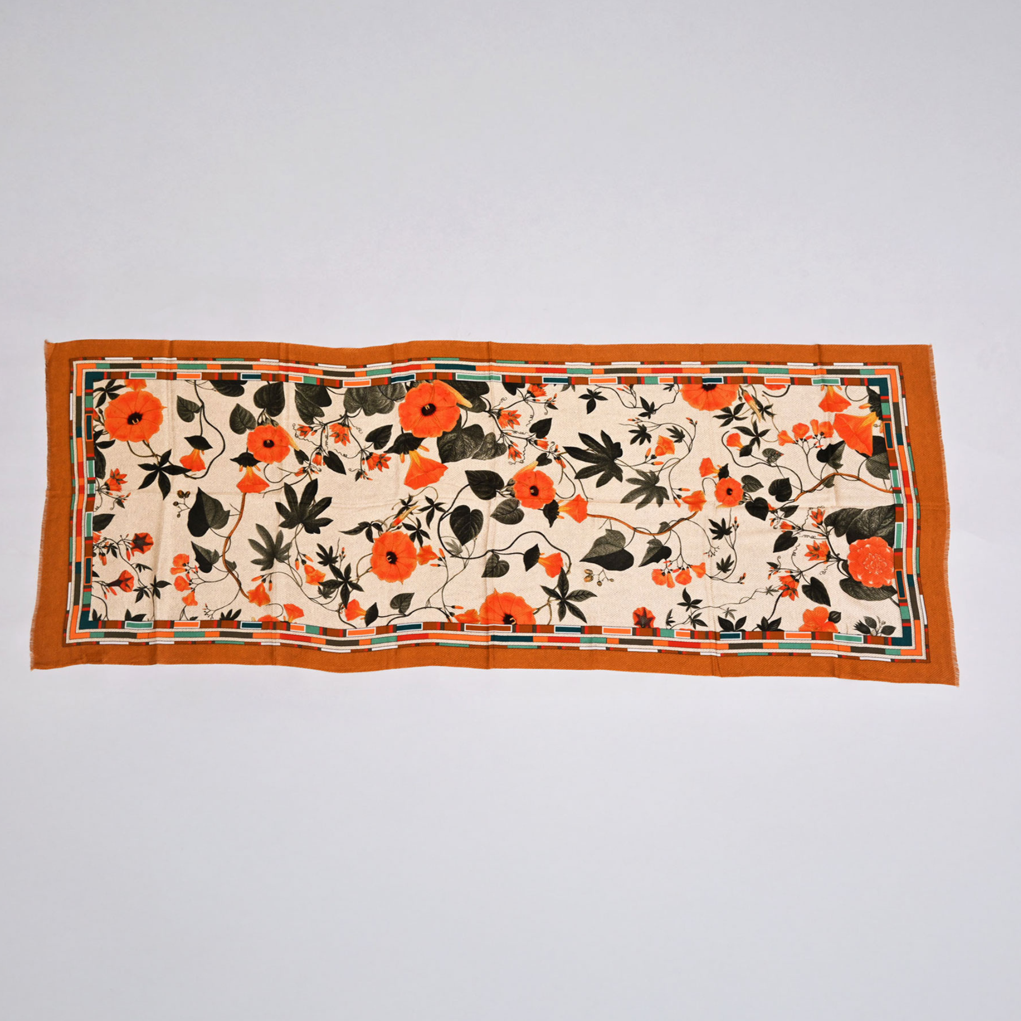 The Scarlet Bloom Bamboo Modal Stole