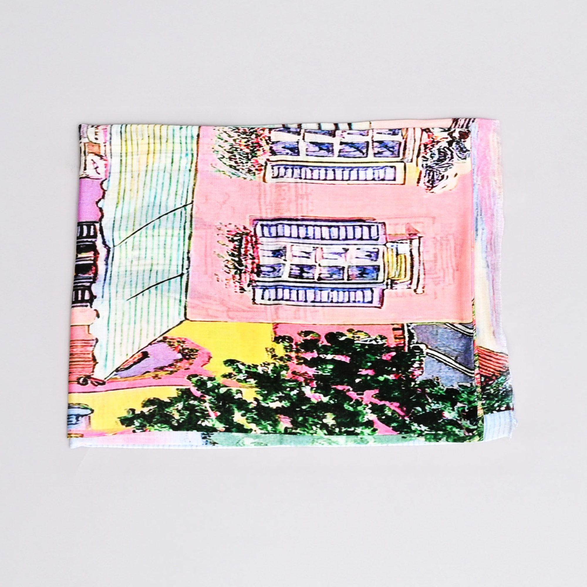 Mediterranean Mornings Bamboo Modal Stole