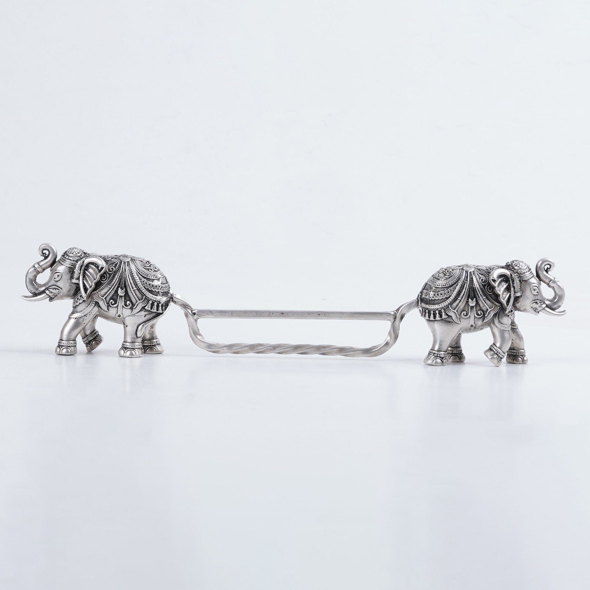 Carved Elephant Spoon Rest