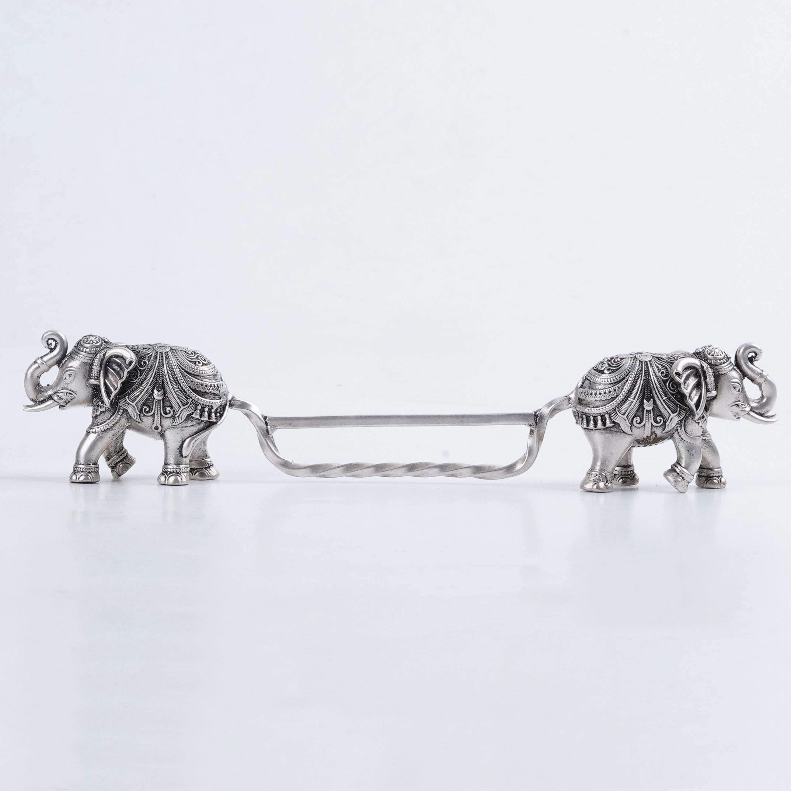 Carved Elephant Spoon Rest