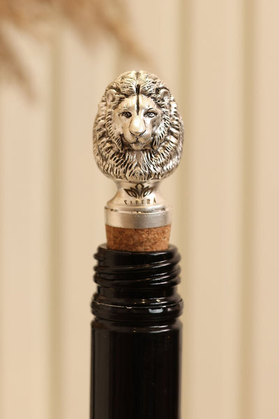 Lion Head Wine Bottle Stopper