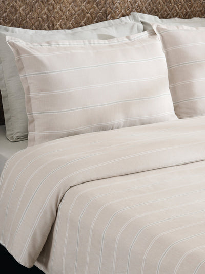 Sage Twinline Cotton Bamboo Chambray Duvet Cover