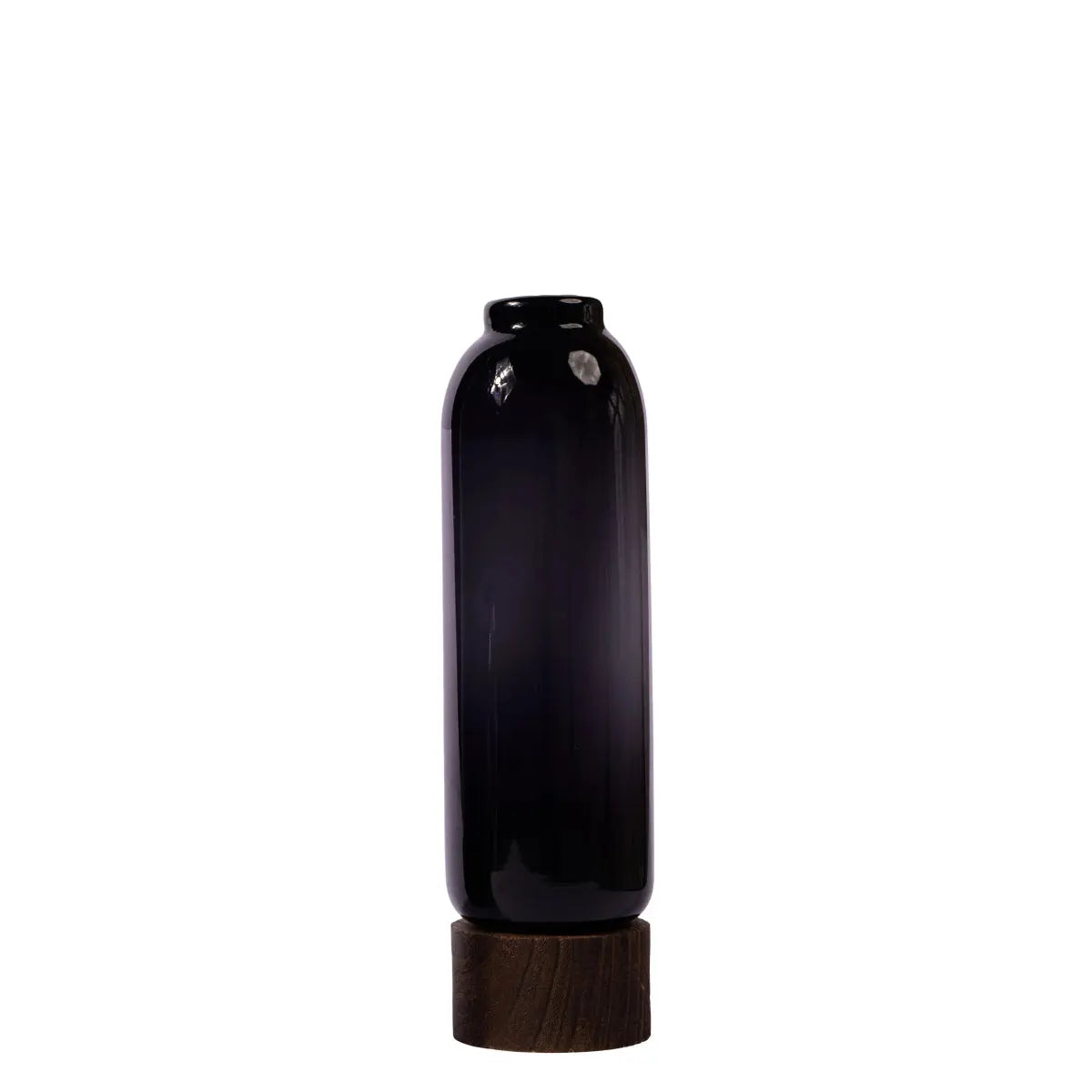 Saint Flower Vase With Wooden Base