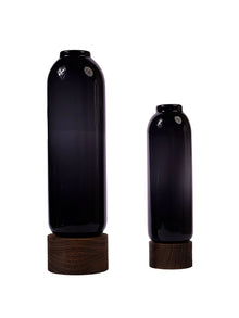 Saint Vase With Wooden Base Tall