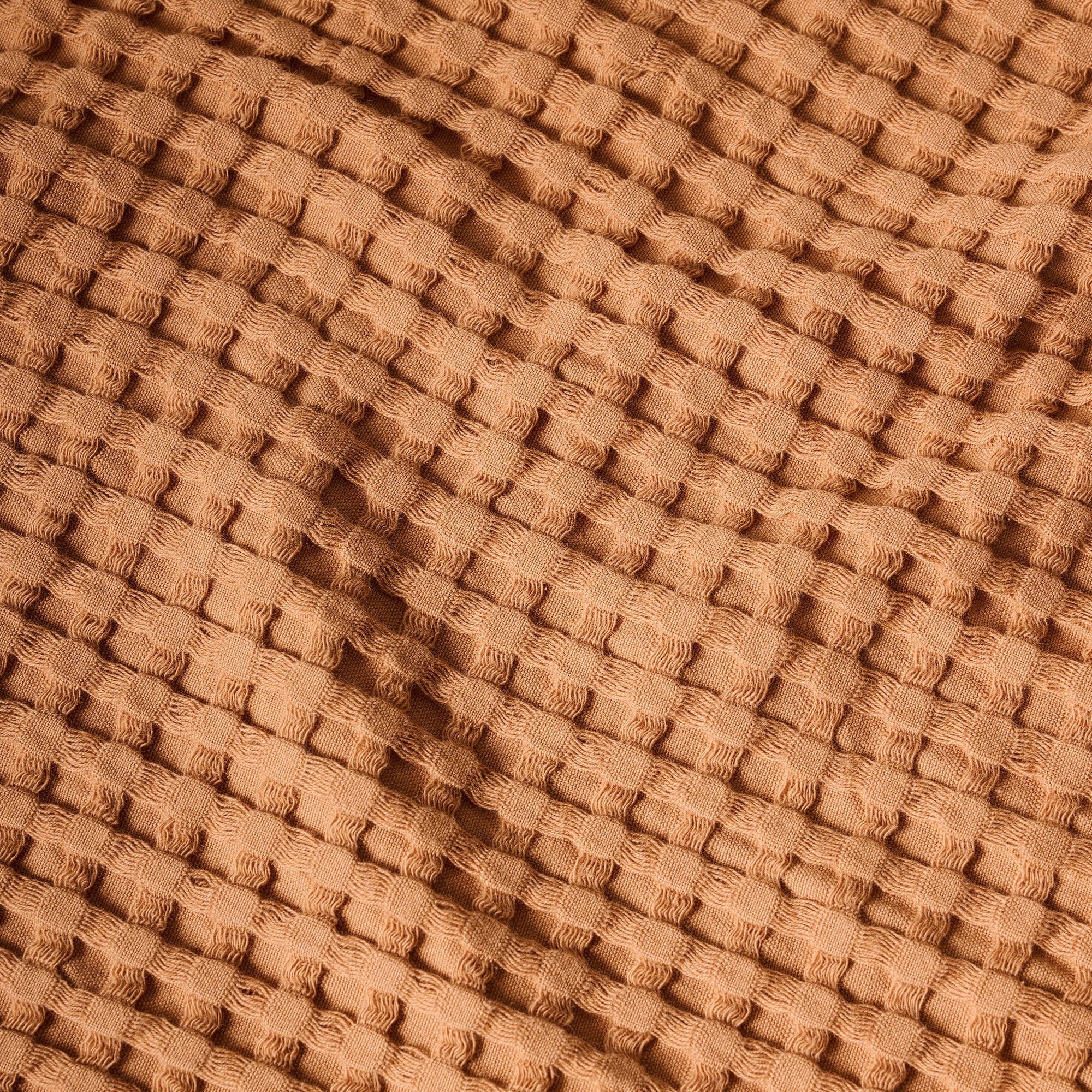 Salted Brick | Cotton | Waffle | Face Towels - Set of 2