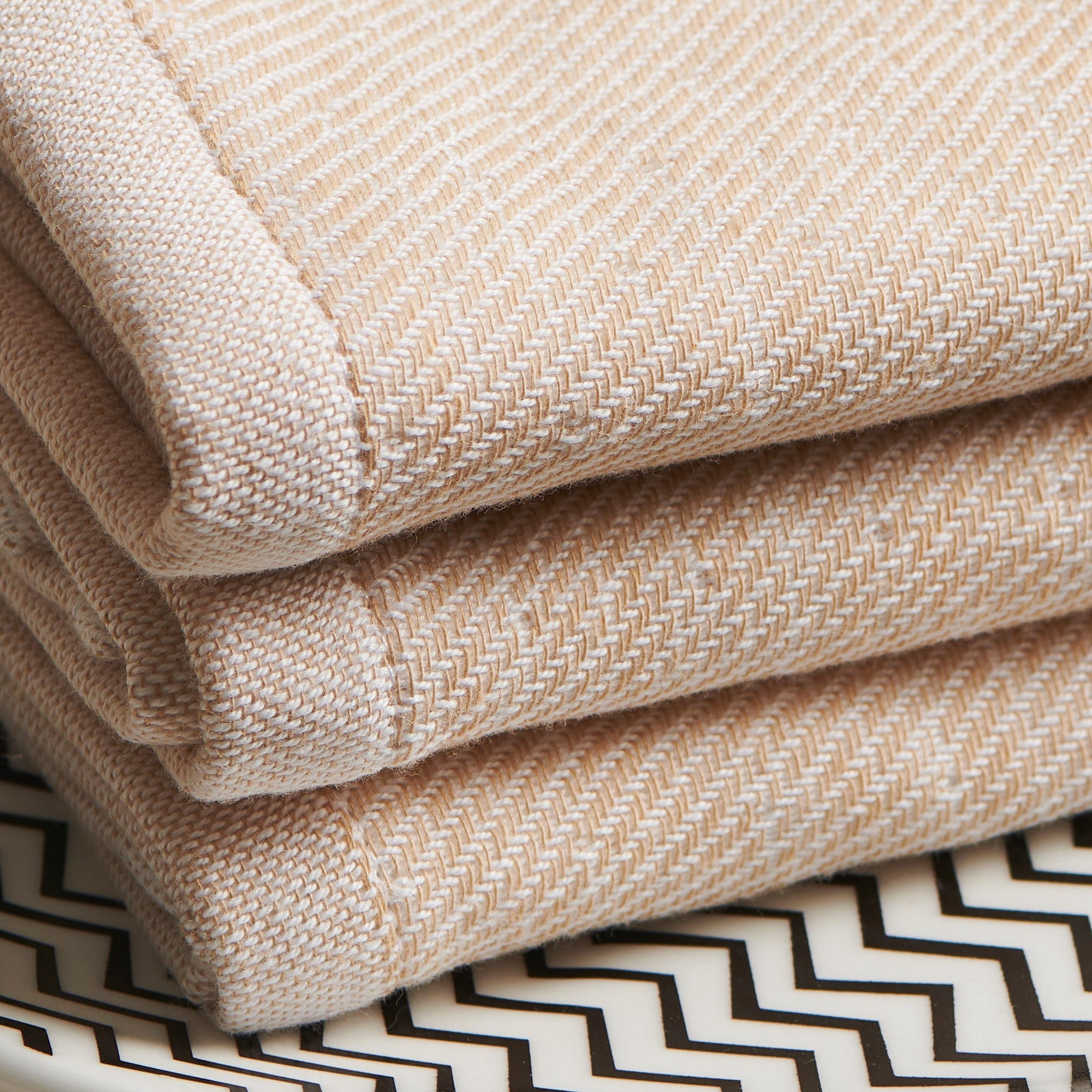 Sand | Cotton | Hammam Terry | Face Towels - Set of 2