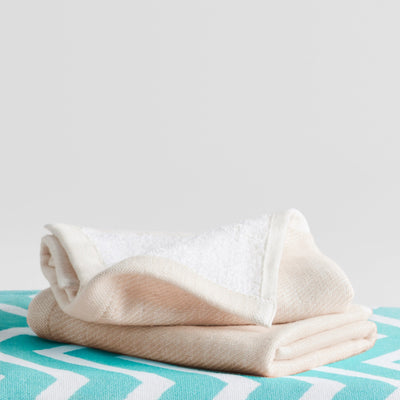 Sand | Cotton | Hammam Terry | Face Towels - Set of 2