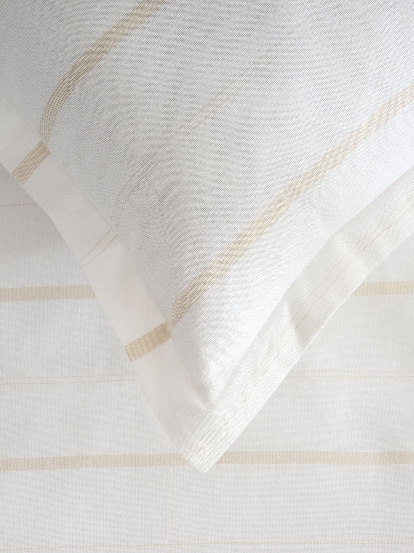 Sand Stripe Cotton Bamboo Chambray Comforter