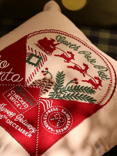 Christmas Cushion Covers - Letter to Santa (North Pole) (16"x16")