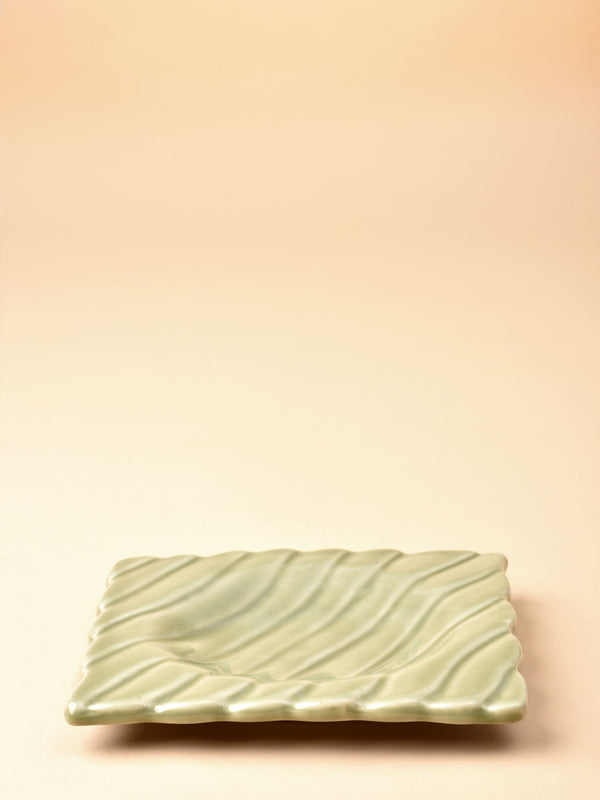 Sage Green Ceramic Plate