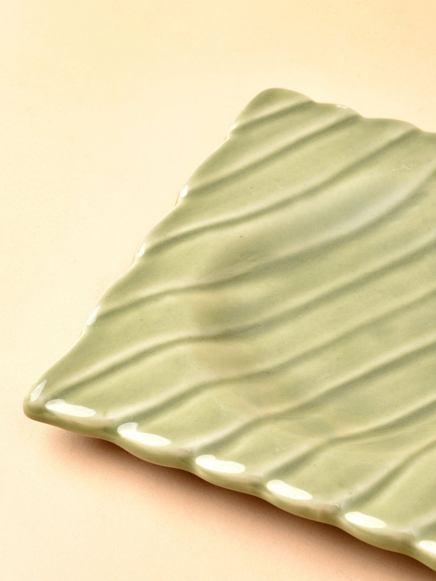 Sage Green Ceramic Plate