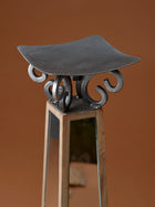 Scroly Glass Candle Stand