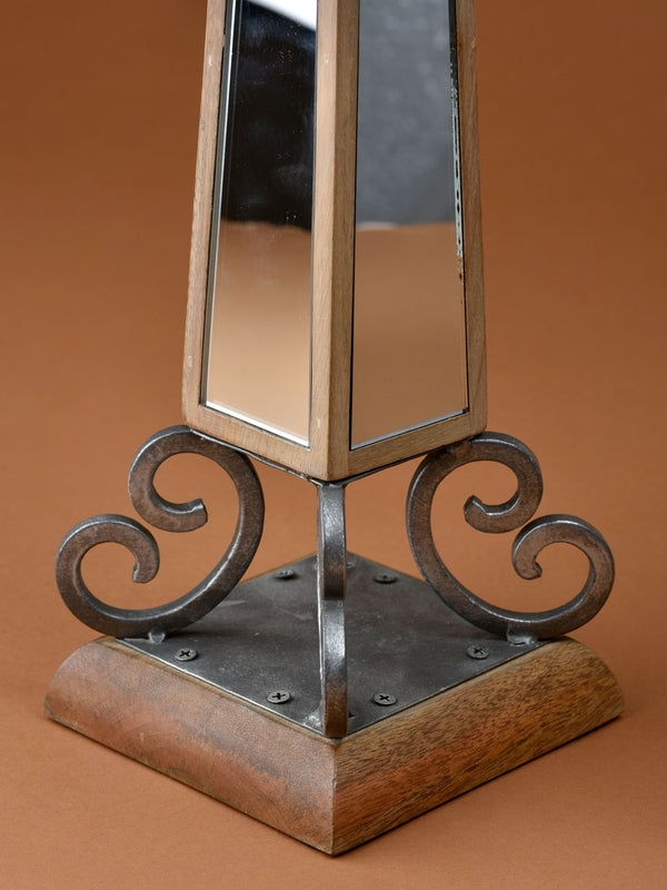 Scroly Glass Candle Stand