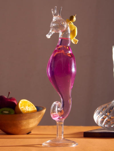 Sea-Horse-Splash Designer Glass _ 275ml