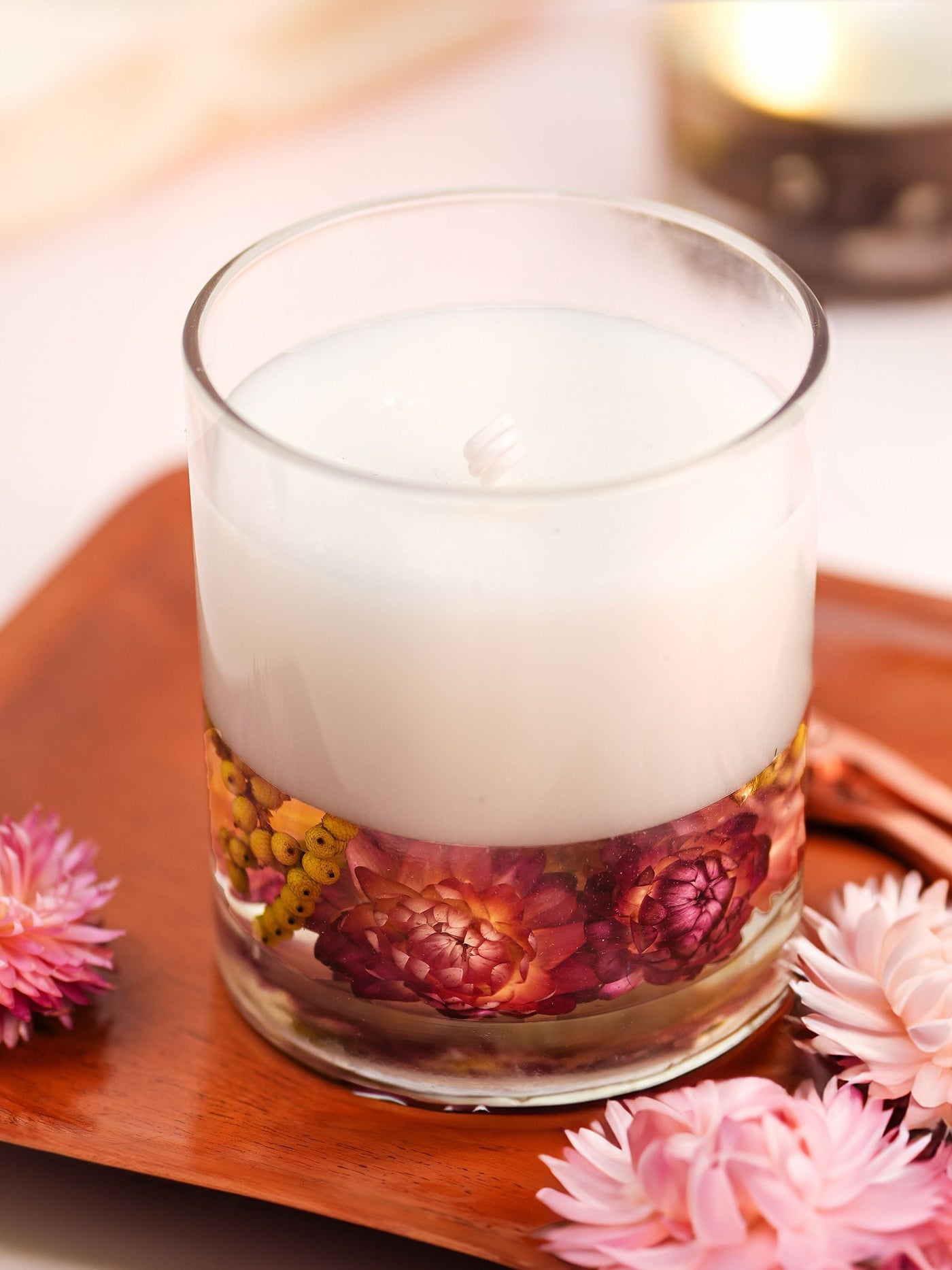 Gel & Soy Wax Candle - Semi Botanical