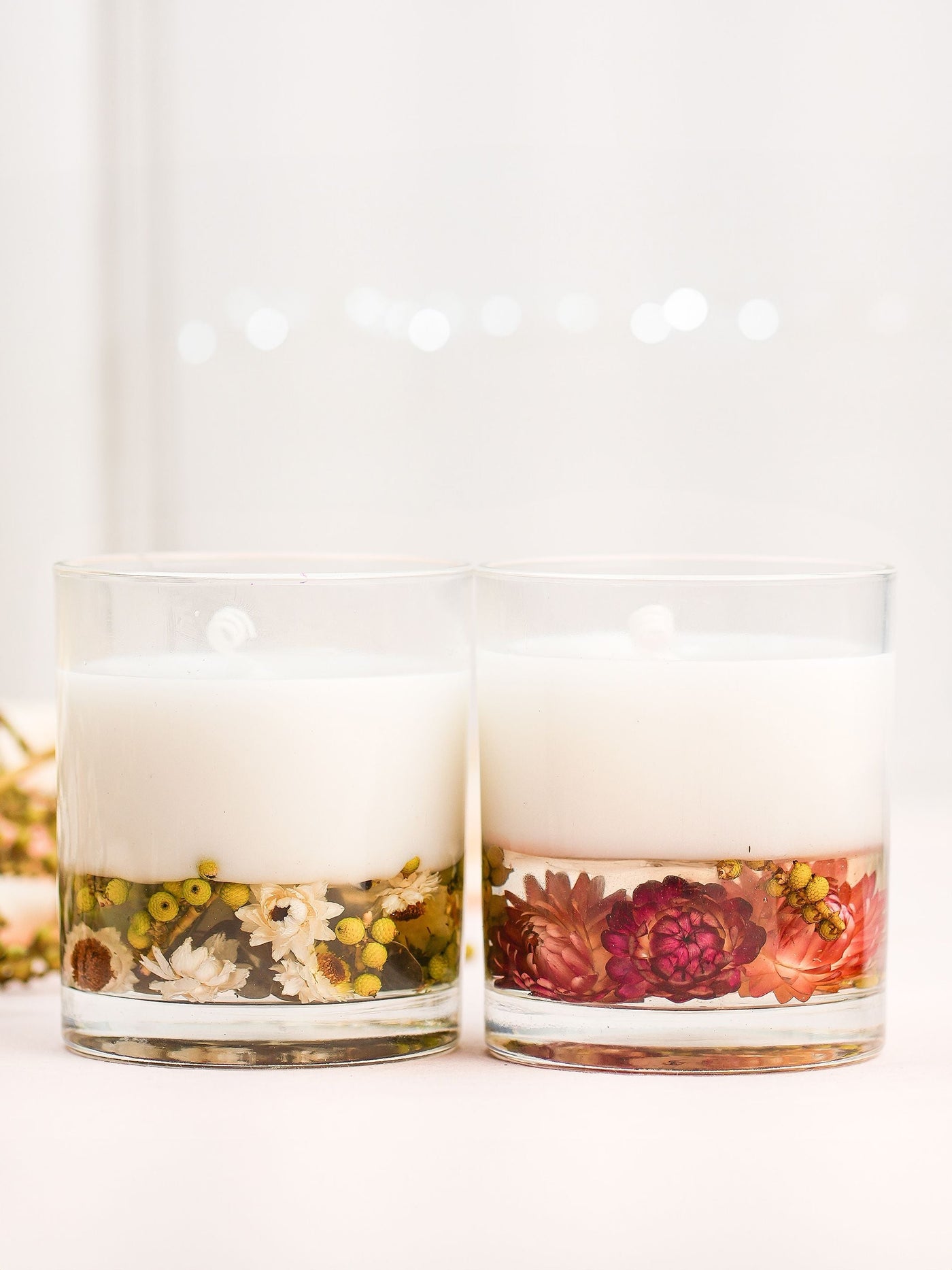 Gel & Soy Wax Candle - Semi Botanical