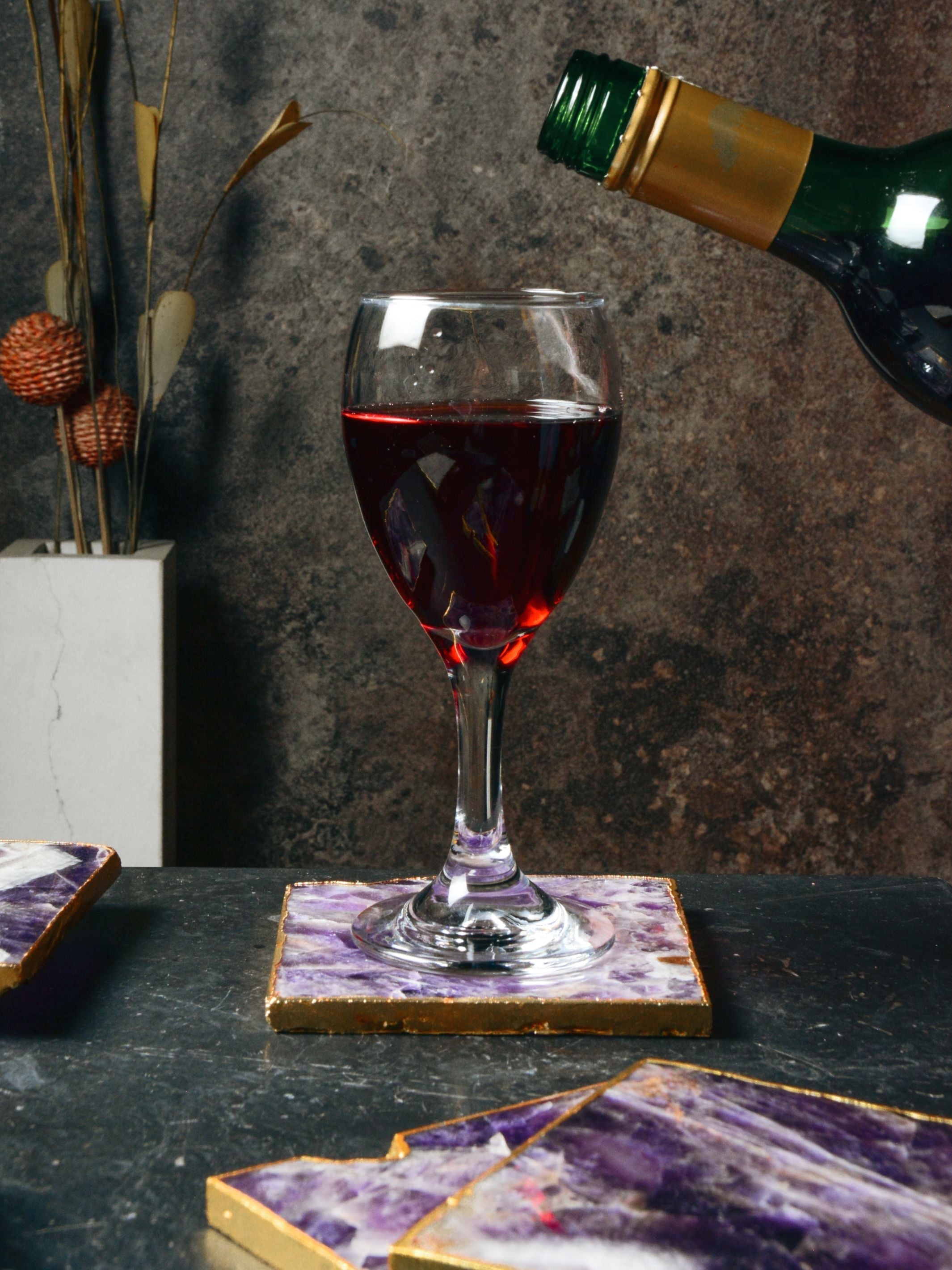 Semi Precious Coasters Set of 4