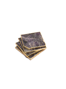 Semi Precious Coasters Set of 4