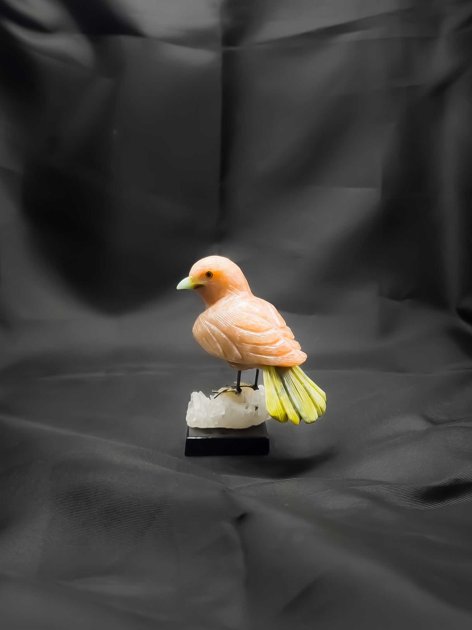 Semi-Precious Gemstone Bird Idol