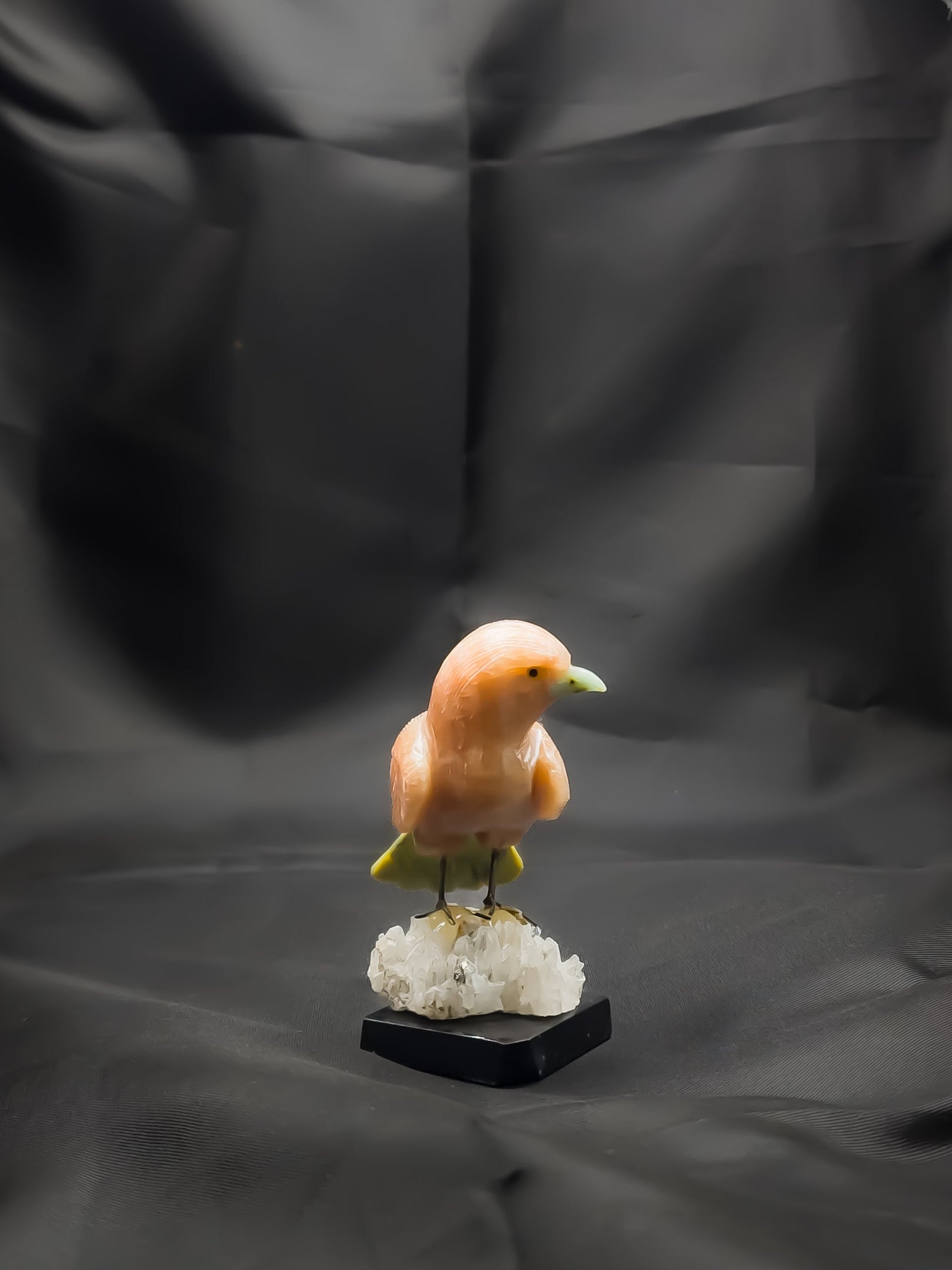 Semi-Precious Gemstone Bird Idol