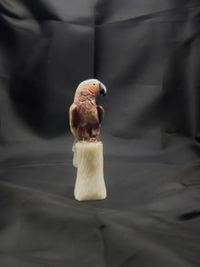 Semi-Precious Gemstone Bird Sculpture