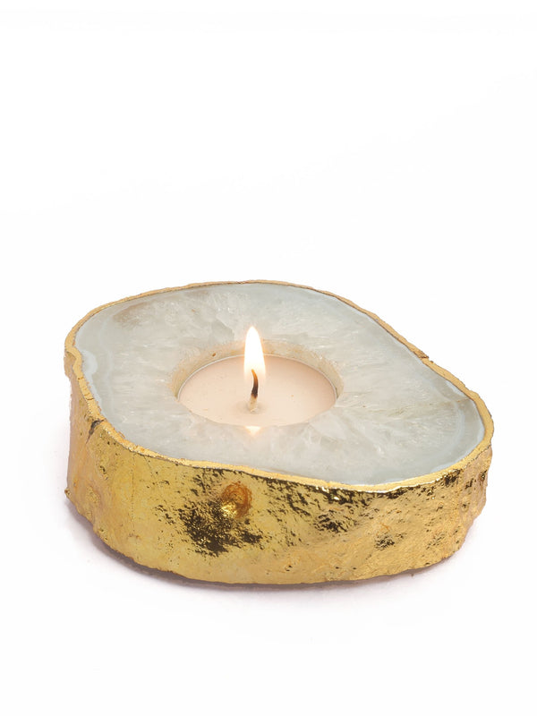 Semi Precious Tea Light Holder