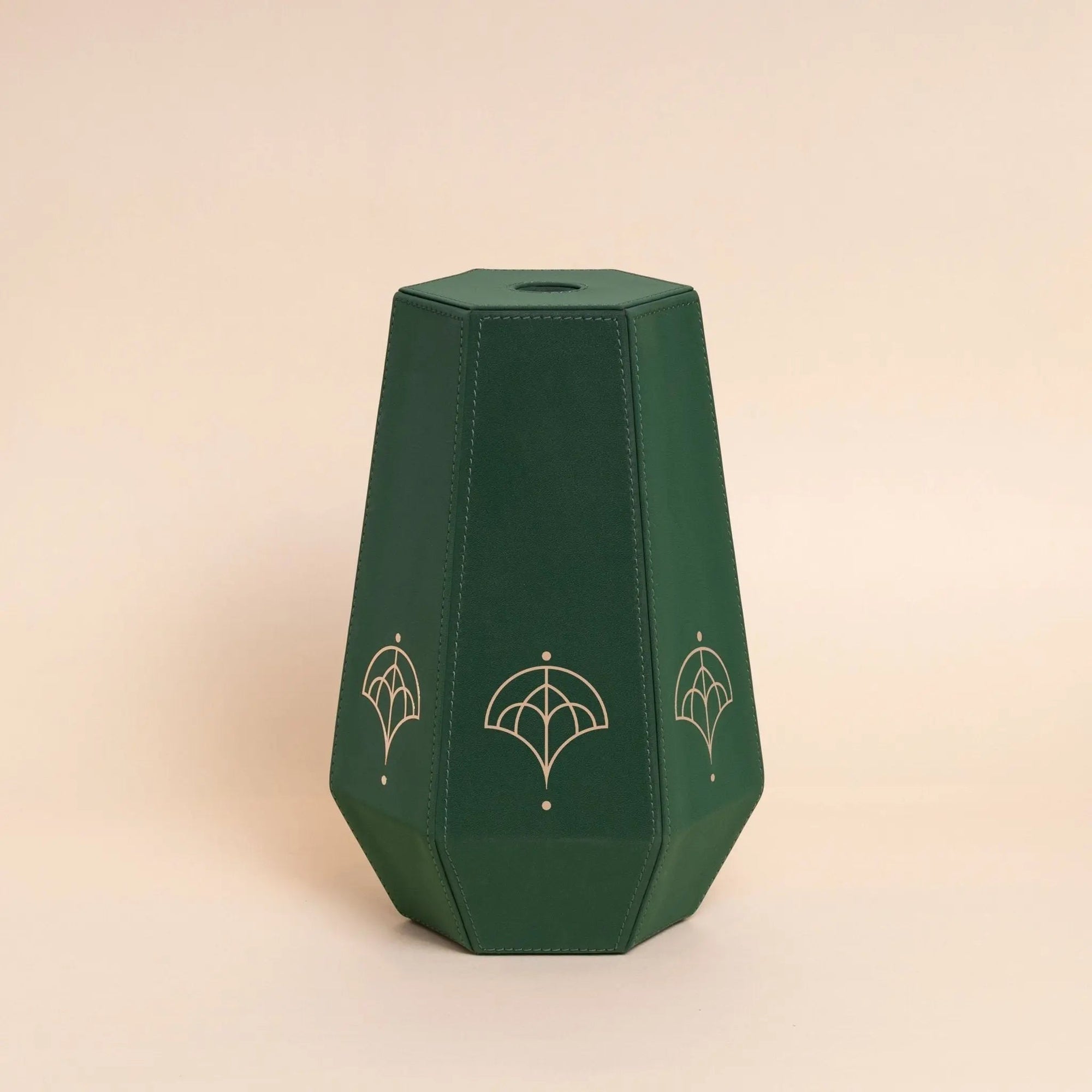 Sepia Homes Naxora Small Vase – Elegant Decorative Leatherette Vase - Sepia Homes