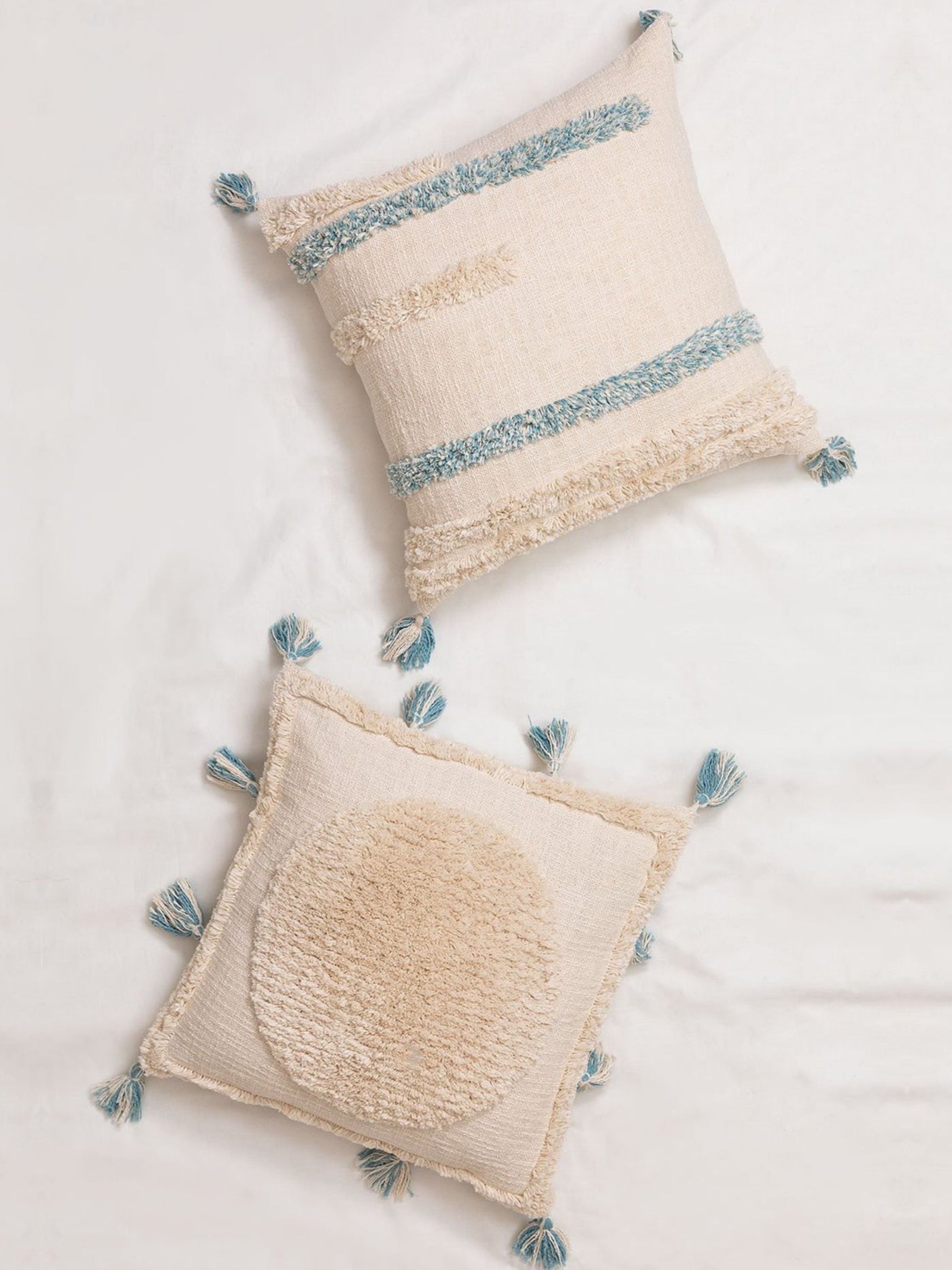 Serene Stripes Cushion Cover