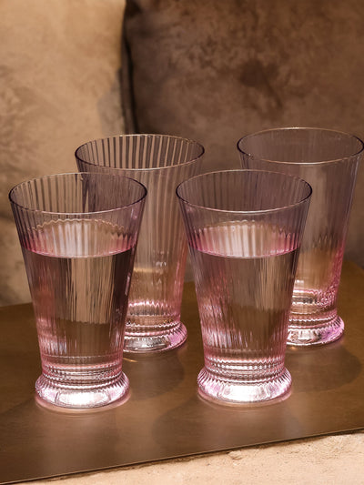 Shade Set Of 4 High Ball Glasses