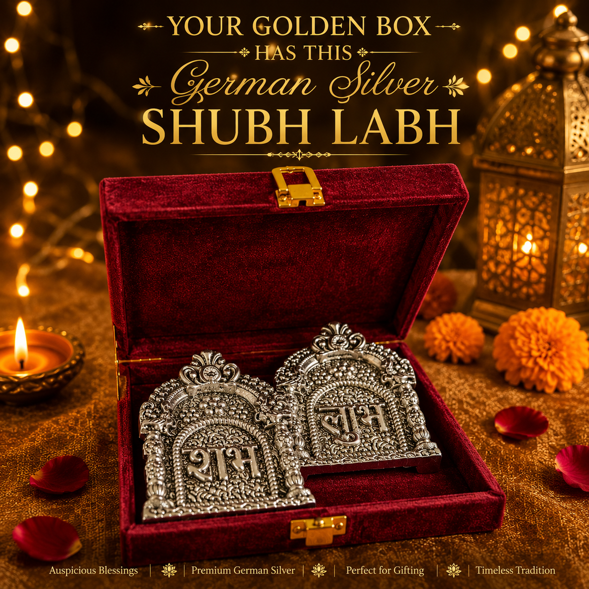 Rustic Ruby Jute Gift Basket | Red Mug & Shubh Labh Festive Hamper - https://artecasa.in/