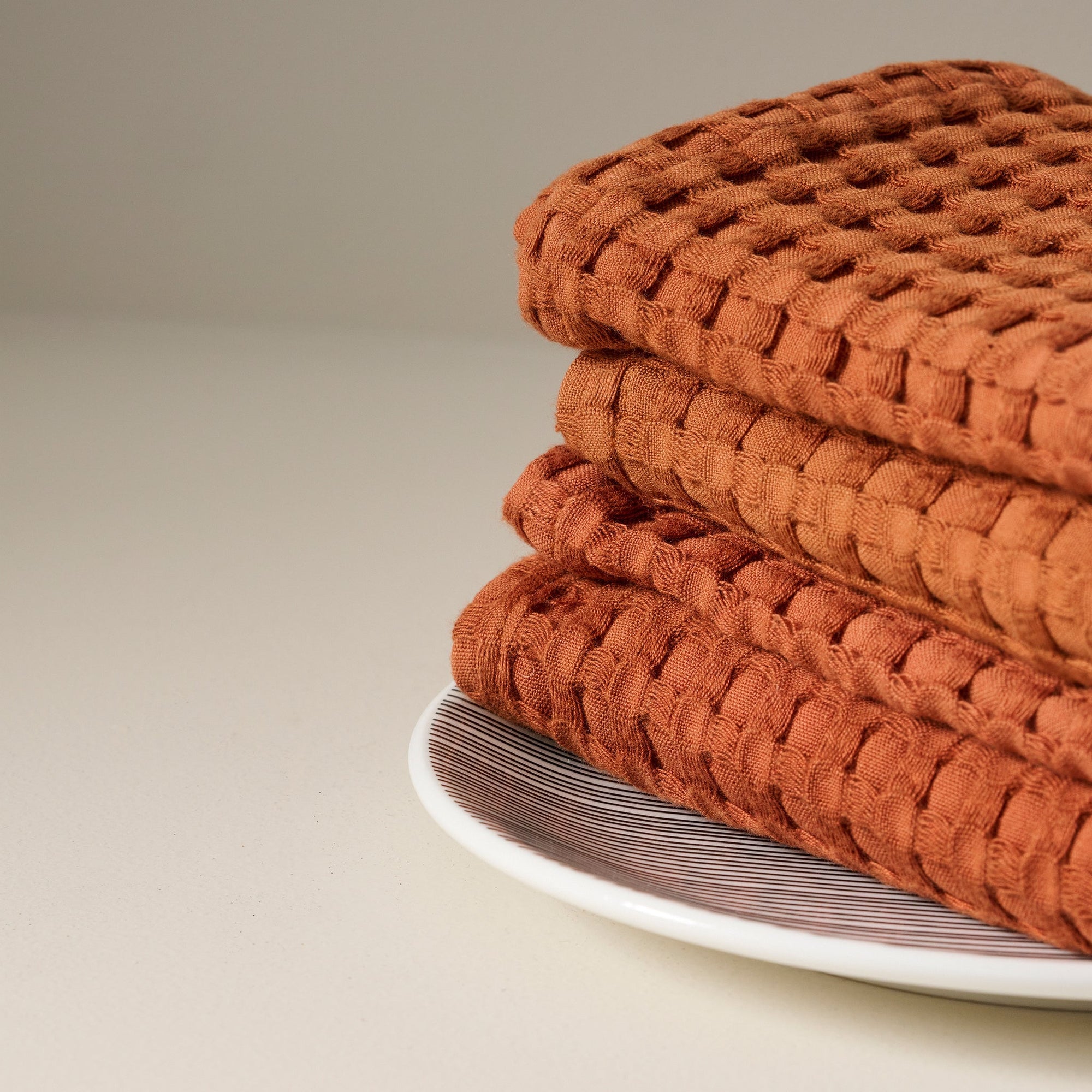 Sienna | Cotton Bamboo | Waffle | Face Towels - Set of 2