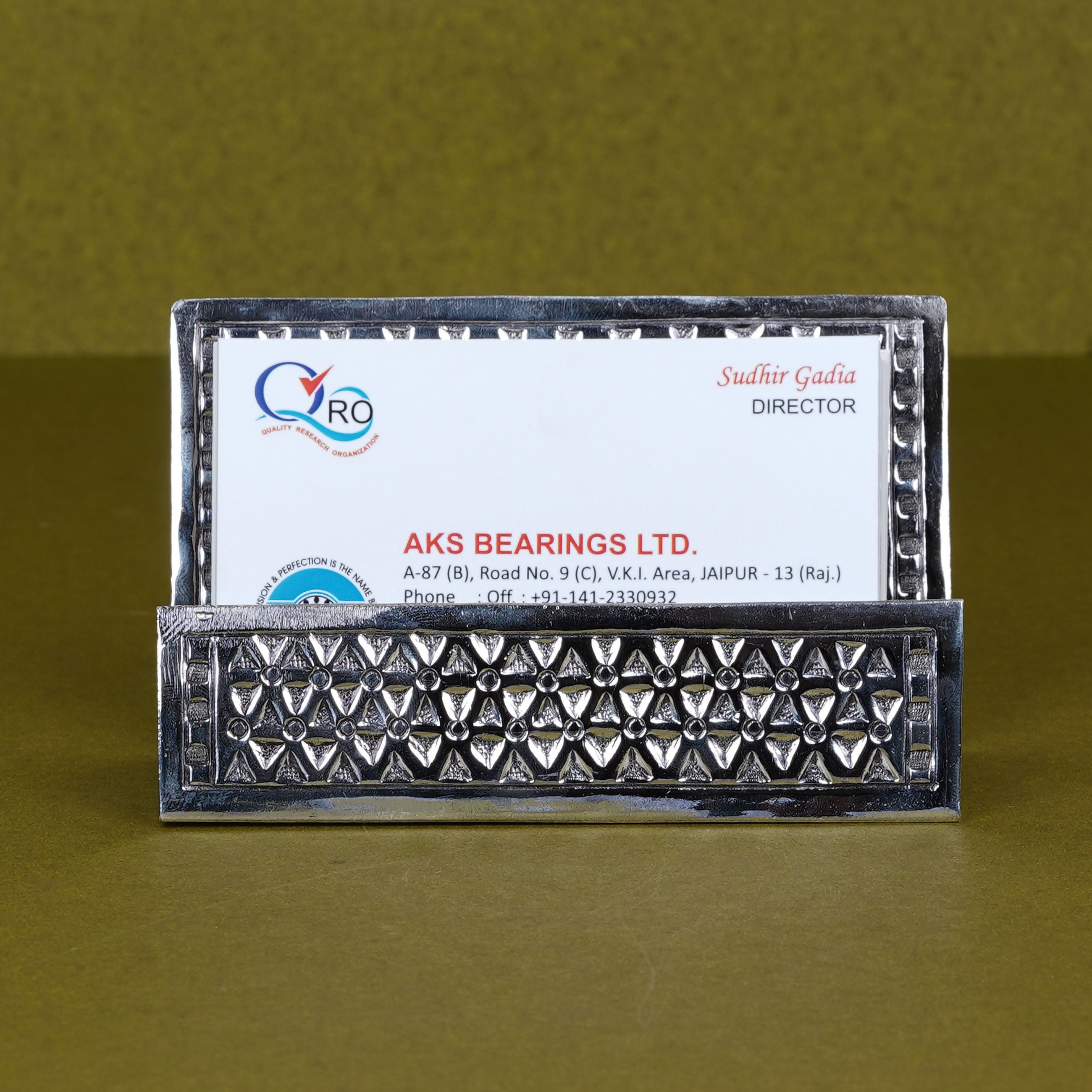 Silver Plated Visiting Card Holder