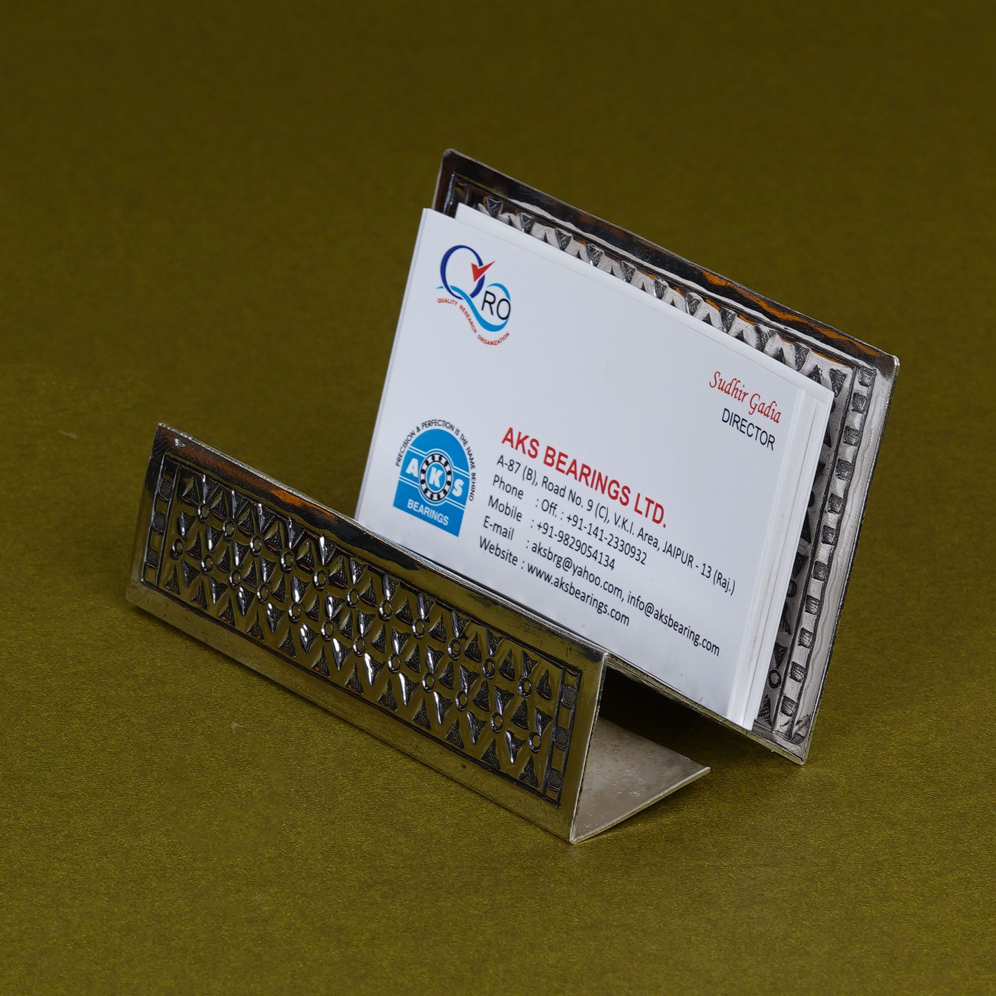 Silver Plated Visiting Card Holder