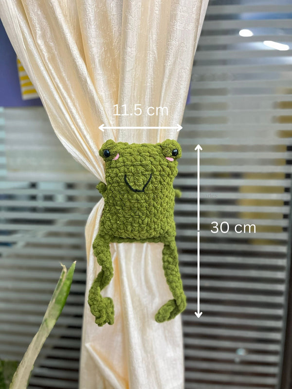 Crochet leggy froggy plushie