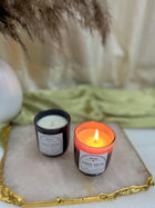White musk soy candles (set of 2)