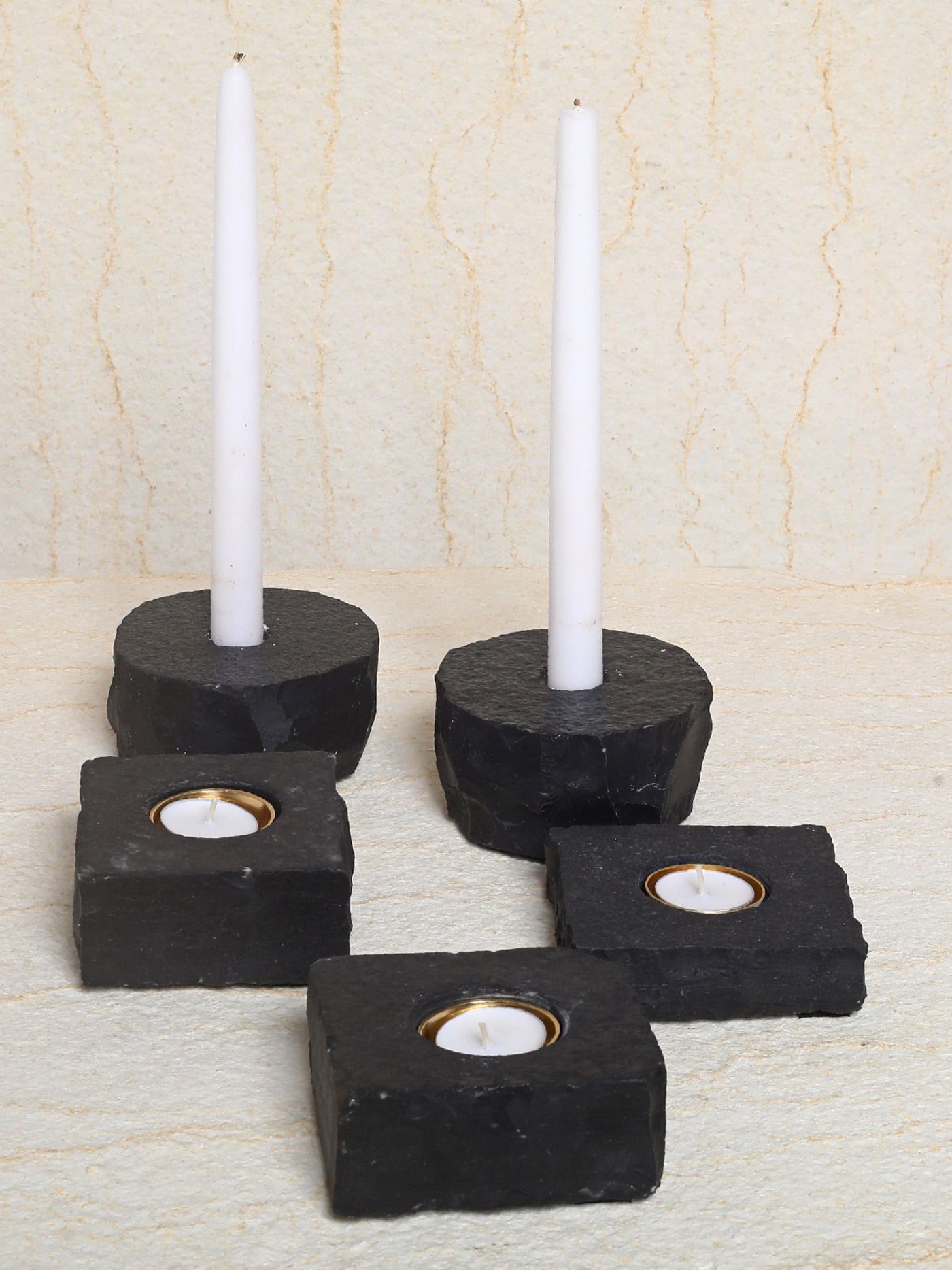 Slate Square Tealight Holder