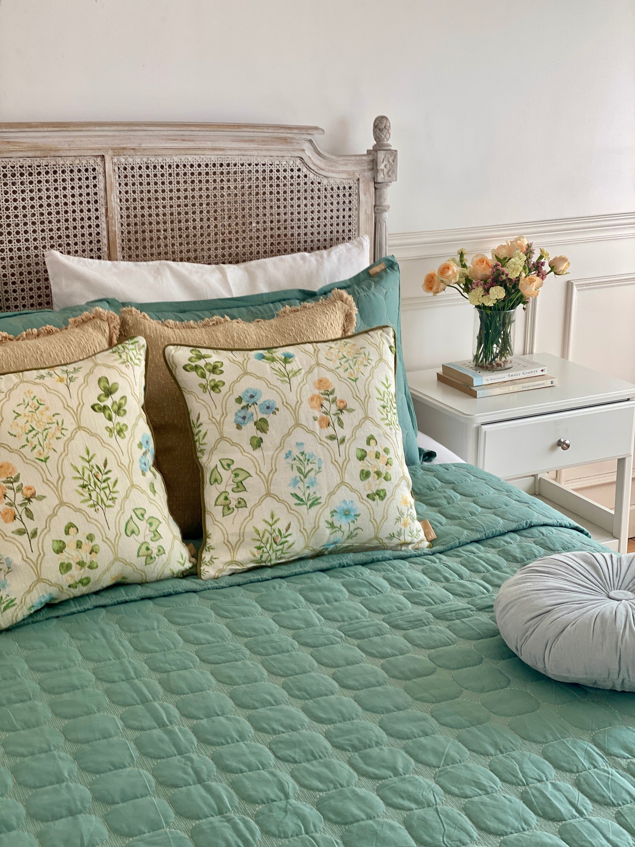 Reed Sand Slub Cushion Cover