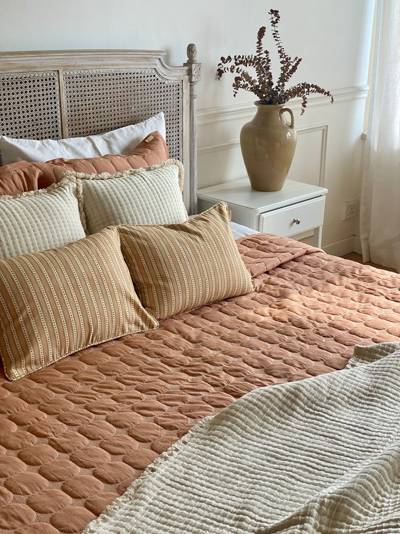 Trail Blush Cotton Throw