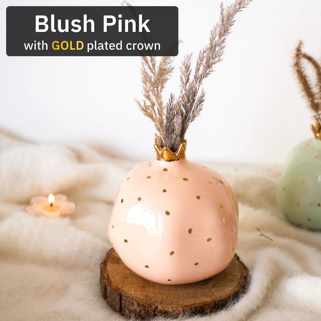 Ceramic Pomegranate Gift Set of 2