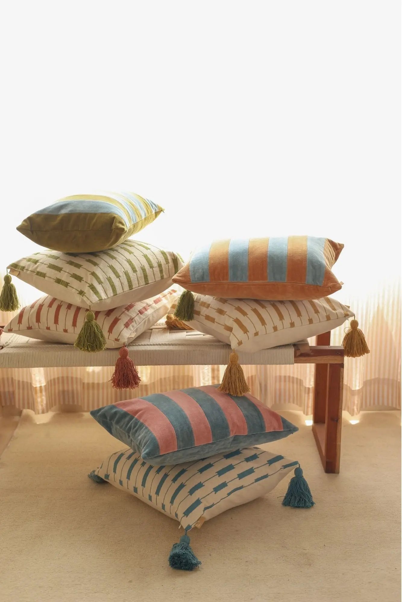 Iris Olive Cushion Cover