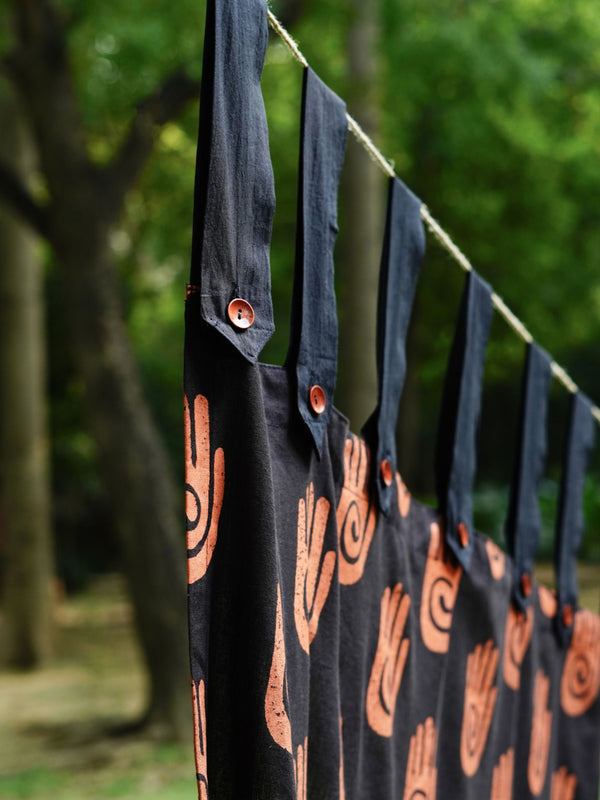 Block Print Curtain - Sneh Hastaakshar