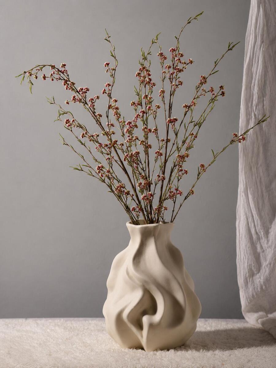 Long Stem Artificial Wildflower Branches For Tall Vases